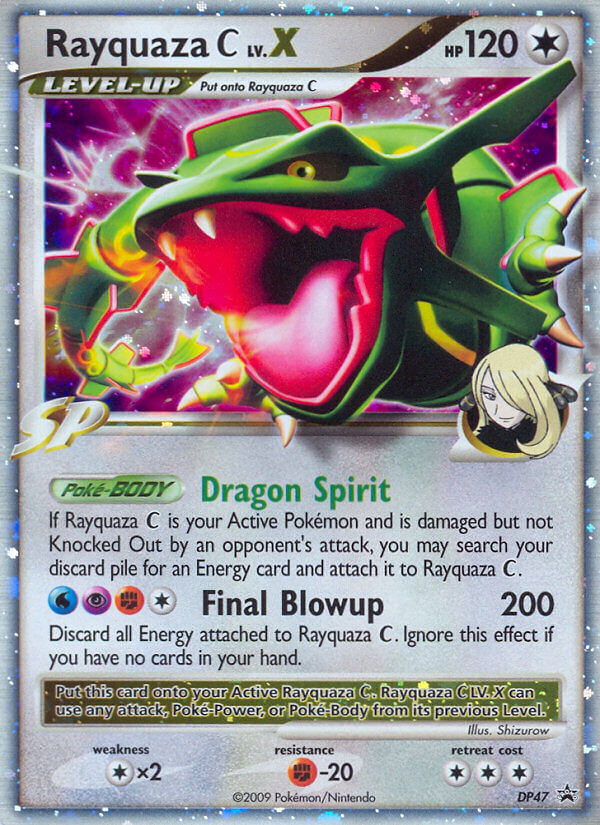Rayquaza C LV.X (DP47) [Diamond & Pearl: Black Star Promos] | Good Games Adelaide SA