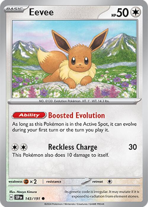 Eevee 143/191 (SV08: Surging Sparks)  | Good Games Adelaide SA