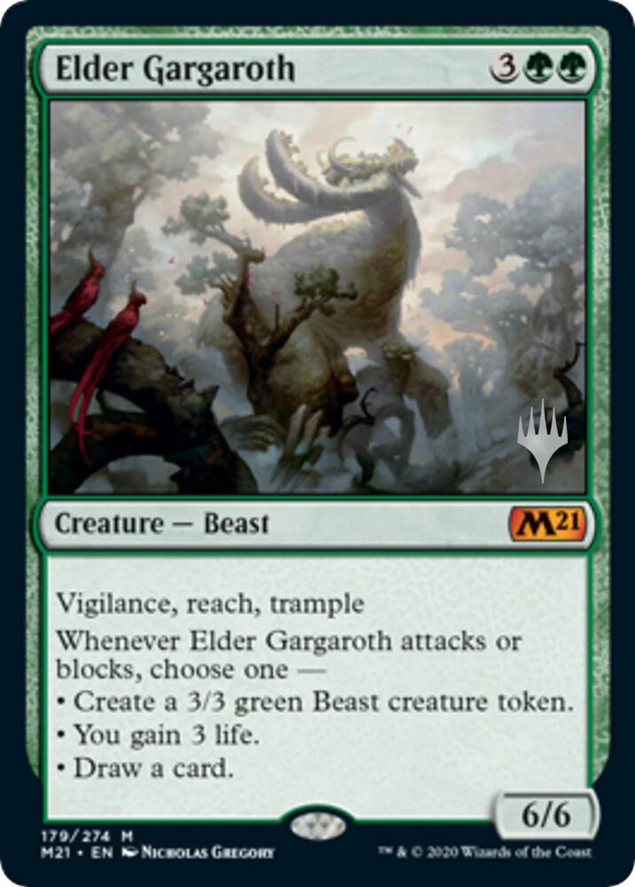 Elder Gargaroth 179 (Promo Pack: Core Set 2021)  - Foil | Good Games Adelaide SA