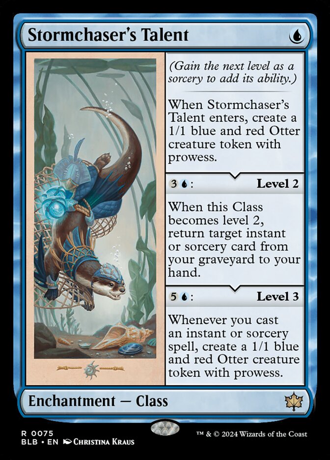 Stormchasers Talent 75 (Bloomburrow)  - Foil | Good Games Adelaide SA