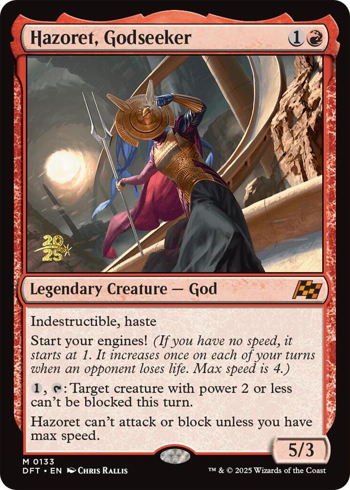 Hazoret Godseeker 133 (Prerelease Cards)  - Foil | Good Games Adelaide SA