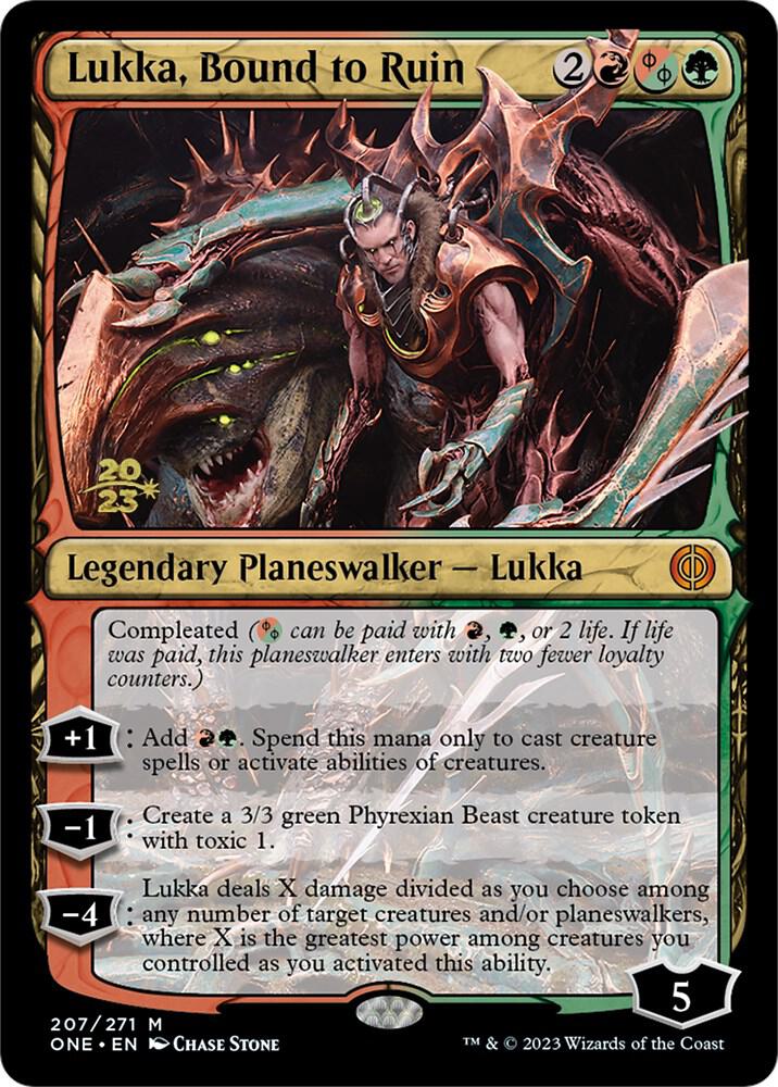 Lukka Bound to Ruin 207 (Prerelease Cards)  - Foil | Good Games Adelaide SA