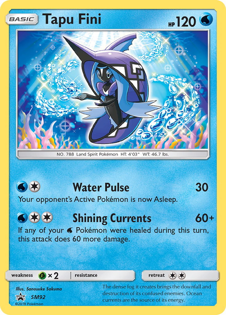 Tapu Fini (SM92) [Sun & Moon: Black Star Promos] | Good Games Adelaide SA
