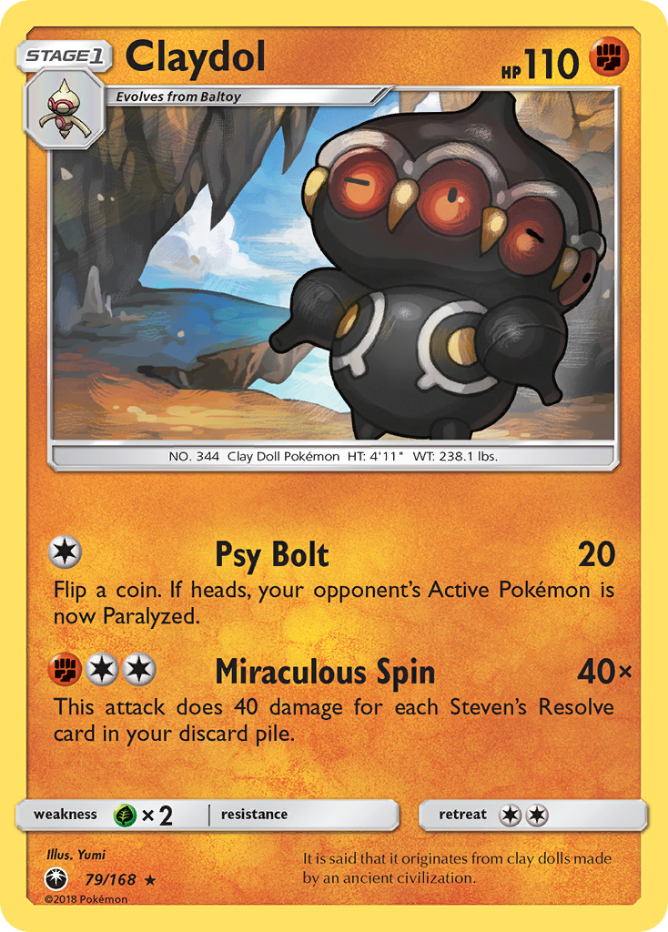 Claydol (79/168) [Sun & Moon: Celestial Storm] | Good Games Adelaide SA