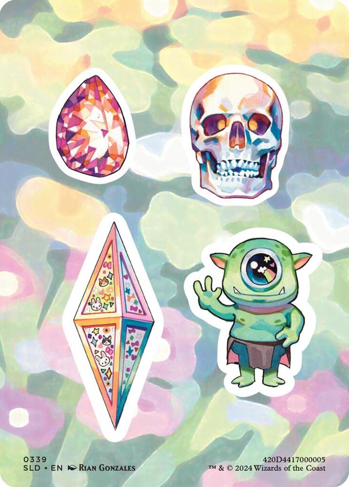 Sticker Sheet 0339 339 (Secret Lair Drop Series)  | Good Games Adelaide SA