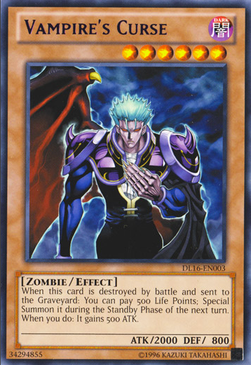 Vampire's Curse (Purple) [DL16-EN003] Rare | Good Games Adelaide SA
