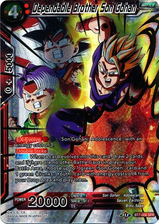 Dependable Brother Son Gohan (SPR) [BT7-006] | Good Games Adelaide SA