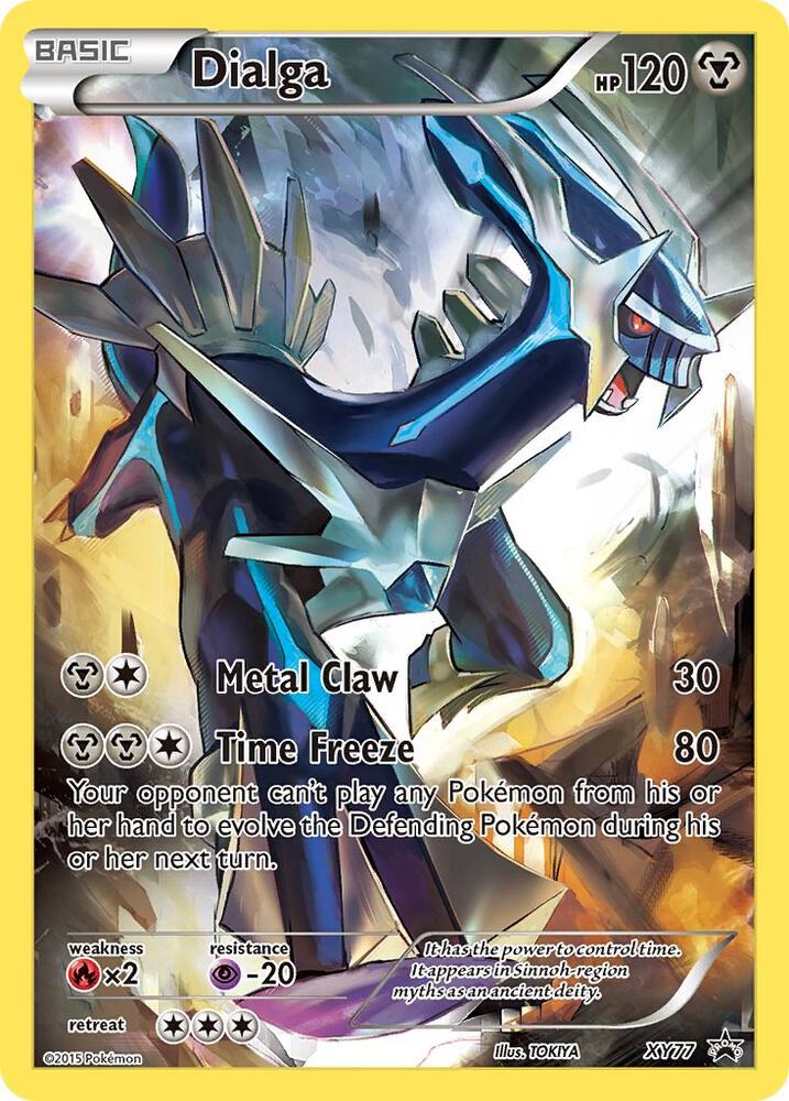 Dialga Full Art Promo XY77 (XY Promos)  - Holofoil | Good Games Adelaide SA