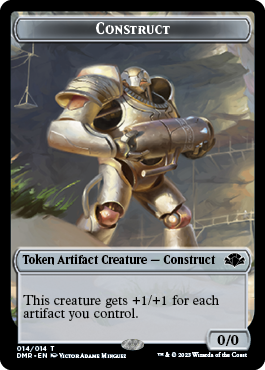 Goblin // Construct Double-Sided Token [Dominaria Remastered Tokens] | Good Games Adelaide SA