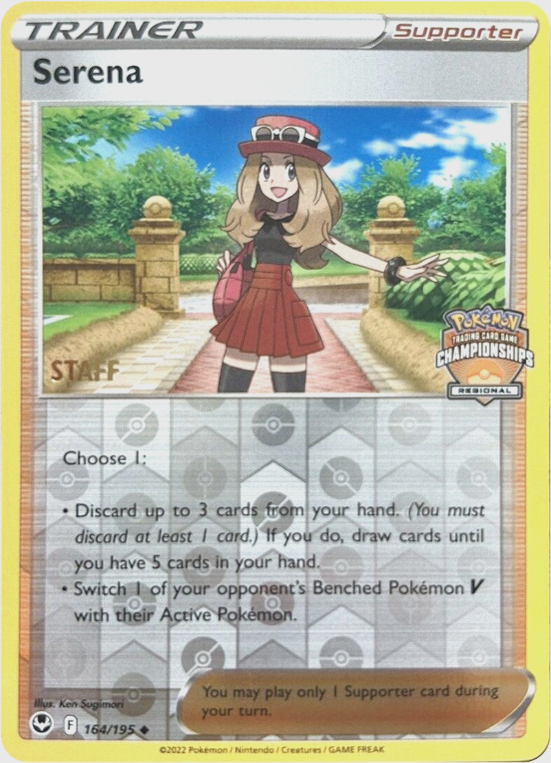 Serena (164/195) (Staff Regional Championships) [League & Championship Cards] | Good Games Adelaide SA
