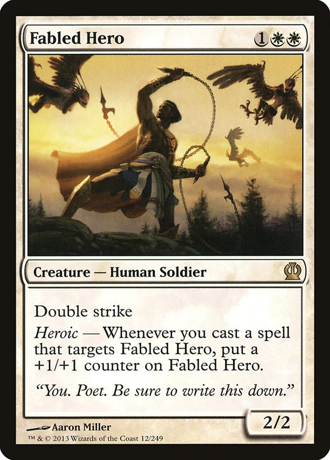 Fabled Hero 12 (Theros)  - Foil | Good Games Adelaide SA