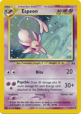 Espeon (1/75) [Neo Discovery Unlimited] | Good Games Adelaide SA