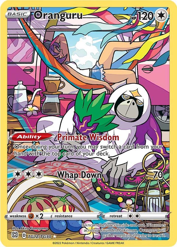 Oranguru TG12/TG30 (SWSH09: Brilliant Stars Trainer Gallery)  - Holofoil | Good Games Adelaide SA