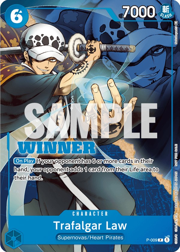 Trafalgar Law (P-009) (Winner Pack Vol. 1) [One Piece Promotion Cards] | Good Games Adelaide SA