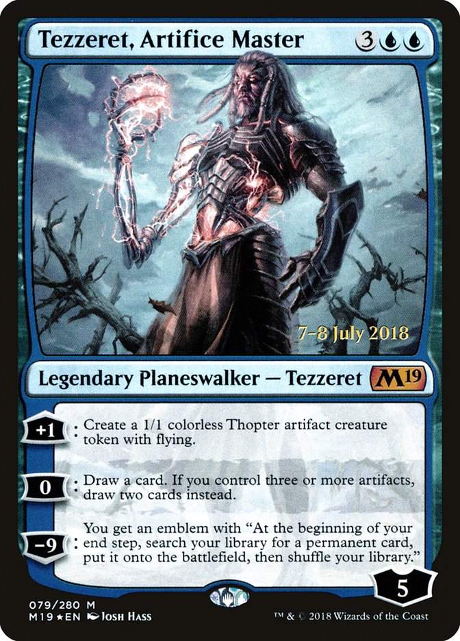 Tezzeret, Artifice Master [Core Set 2019 Promos] | Good Games Adelaide SA