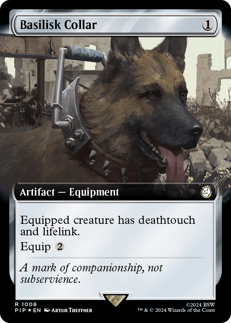 Basilisk Collar (Extended Art) (Surge Foil) [Fallout] | Good Games Adelaide SA