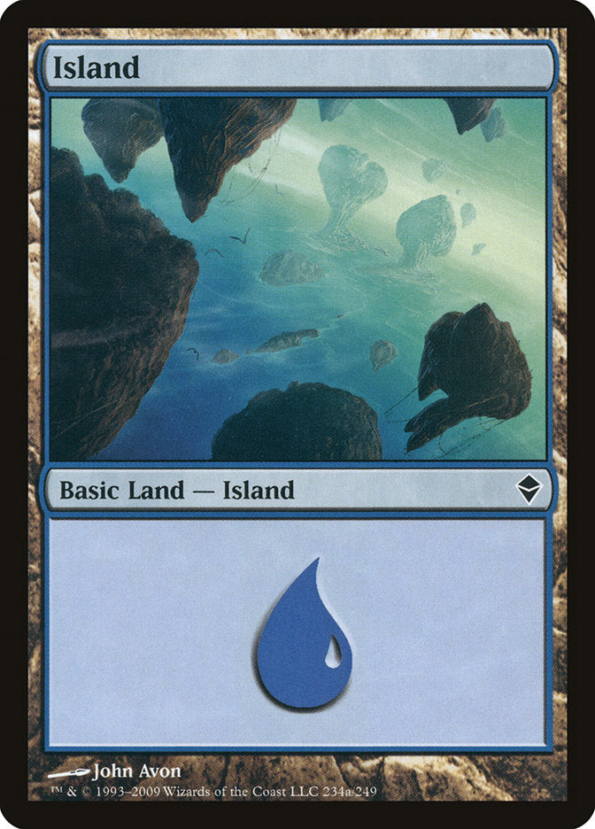 Island (234a) [Zendikar] | Good Games Adelaide SA