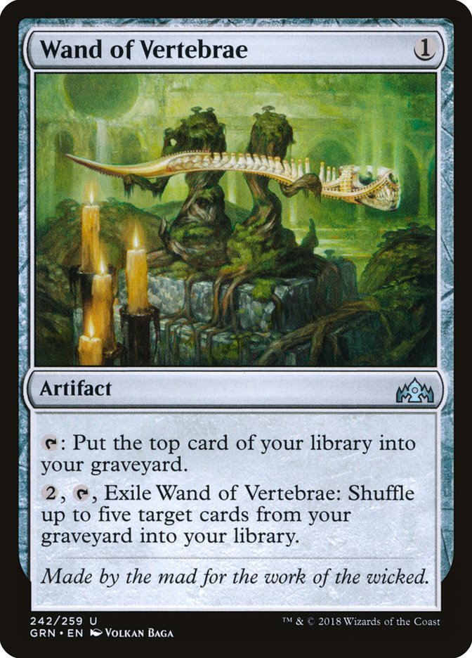 Wand of Vertebrae 242 (Guilds of Ravnica)  - Foil | Good Games Adelaide SA