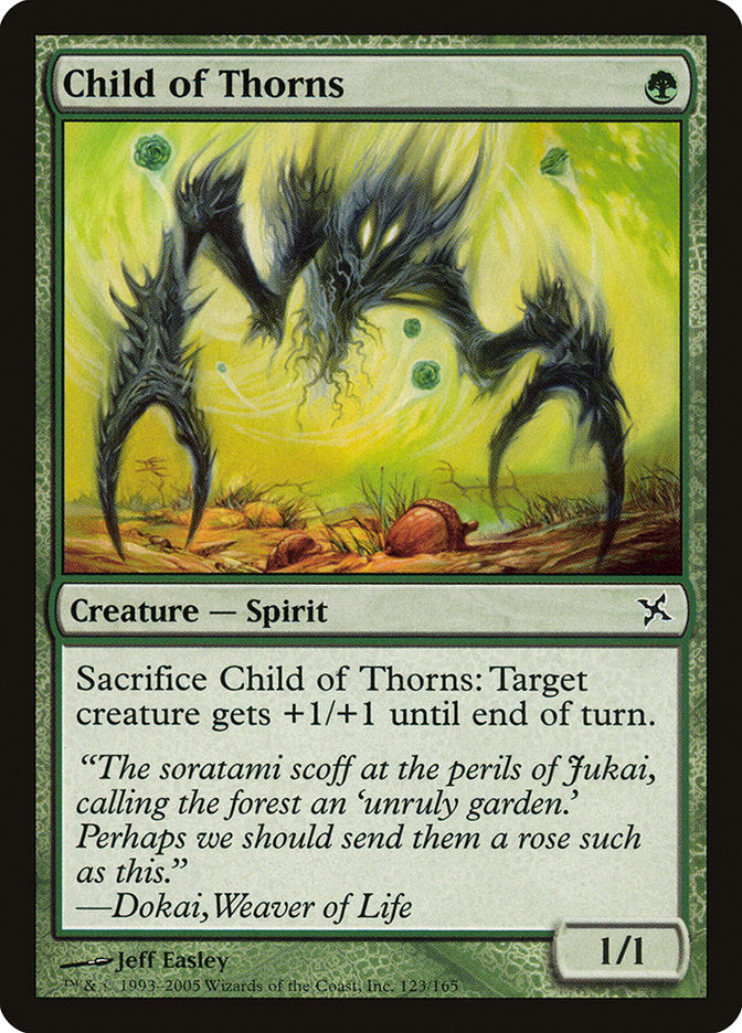 Child of Thorns 123 (Betrayers of Kamigawa)  - Foil | Good Games Adelaide SA