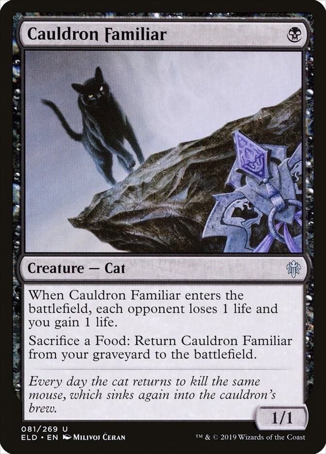 Cauldron Familiar 81 (Throne of Eldraine)  - Foil | Good Games Adelaide SA