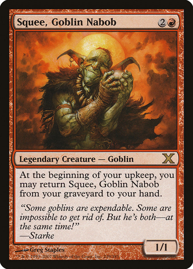 Squee, Goblin Nabob [Tenth Edition] | Good Games Adelaide SA