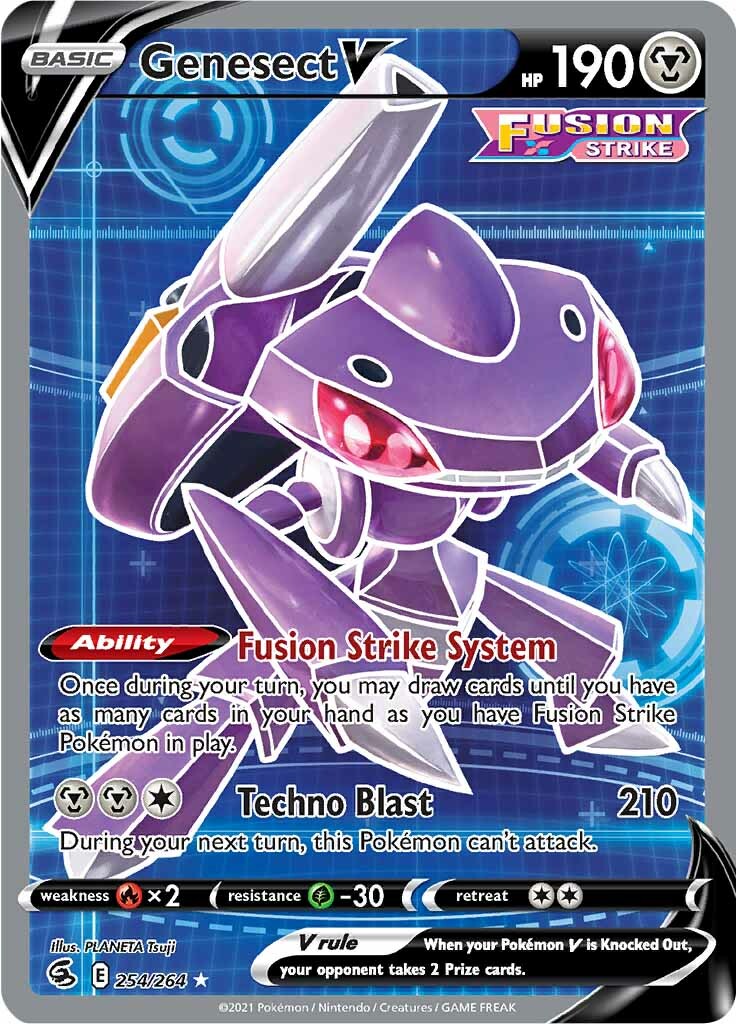 Genesect V (254/264) [Sword & Shield: Fusion Strike] | Good Games Adelaide SA
