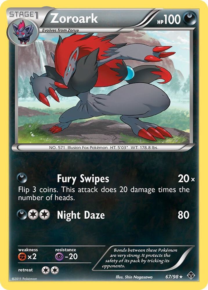 Zoroark 67/98 (Emerging Powers)  - Holofoil | Good Games Adelaide SA