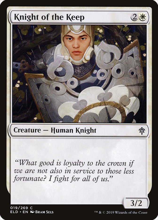 Knight of the Keep 19 (Throne of Eldraine)  - Foil | Good Games Adelaide SA
