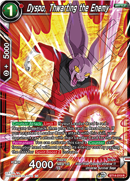 Dyspo, Thwarting the Enemy (BT14-019) [Cross Spirits] | Good Games Adelaide SA