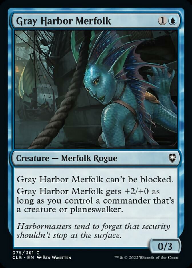 Gray Harbor Merfolk [Commander Legends: Battle for Baldur's Gate] | Good Games Adelaide SA