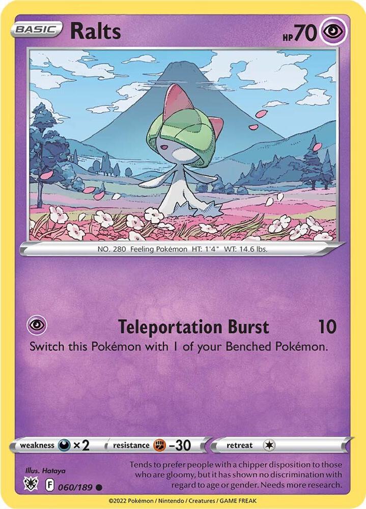 Ralts 060/189 (SWSH10: Astral Radiance)  | Good Games Adelaide SA