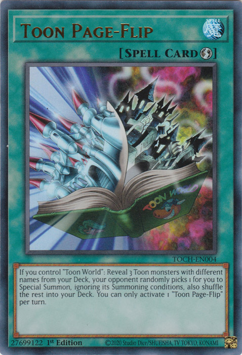 Toon Page-Flip [TOCH-EN004] Ultra Rare | Good Games Adelaide SA