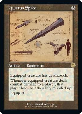 Quietus Spike Schematic 109 (The Brothers' War: Retro Frame Artifacts)  - Foil | Good Games Adelaide SA