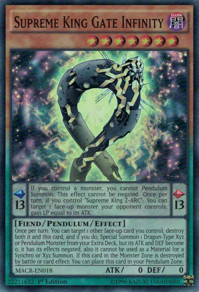 Supreme King Gate Infinity [MACR-EN018] Super Rare | Good Games Adelaide SA