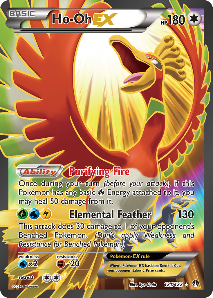 Ho-Oh EX (121/122) [XY: BREAKpoint] | Good Games Adelaide SA