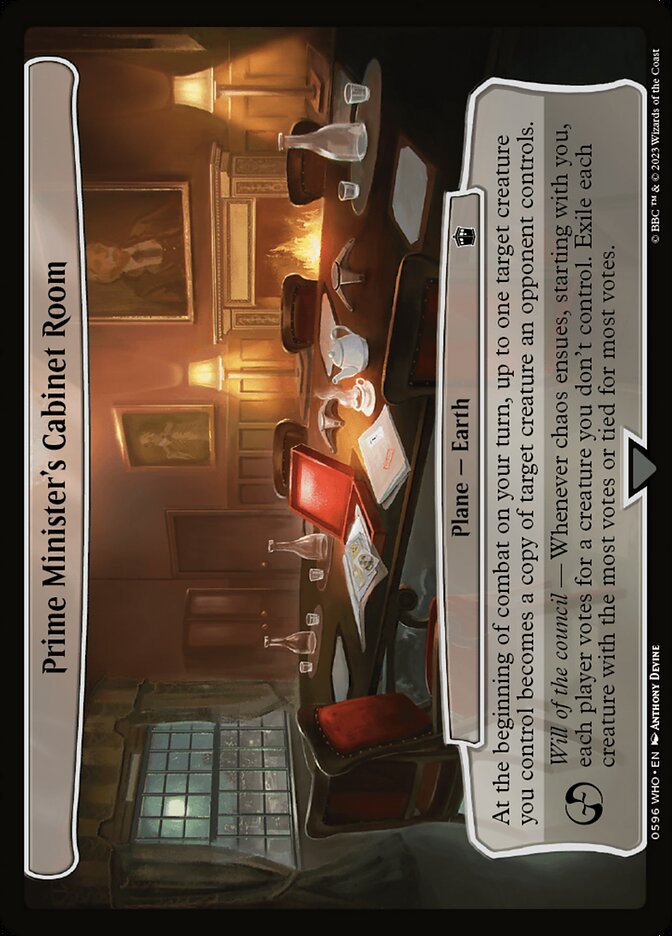 Prime Minister's Cabinet Room 596 (Planechase: Universes Beyond: Doctor Who)  | Good Games Adelaide SA