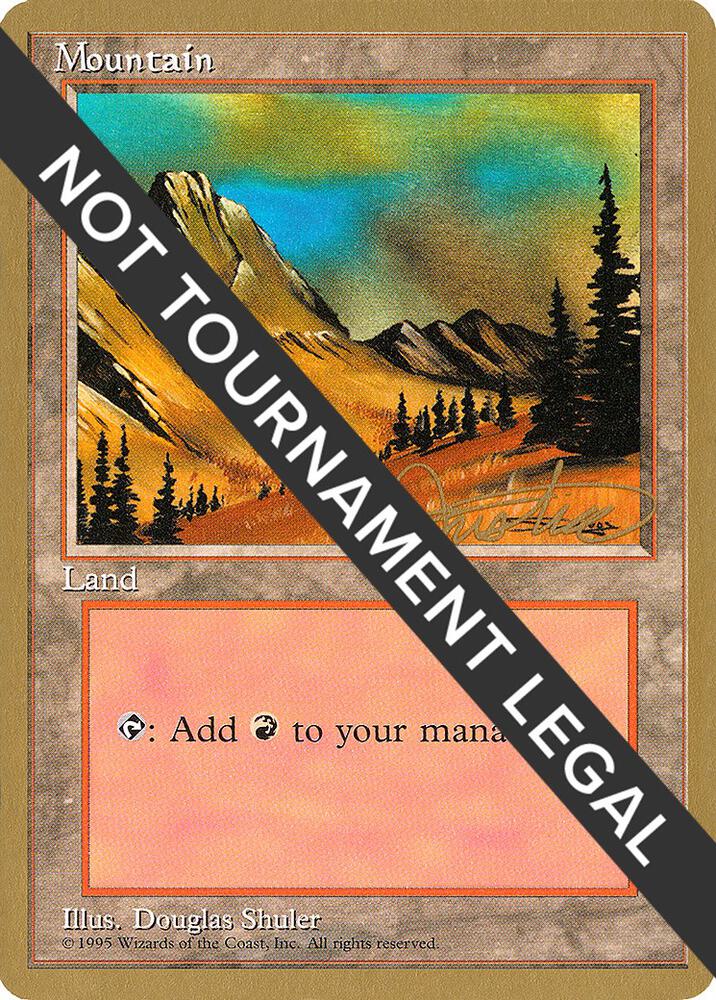 Mountain C 1996 Mark Justice 4ED mj375/308 (World Championship Decks)  | Good Games Adelaide SA