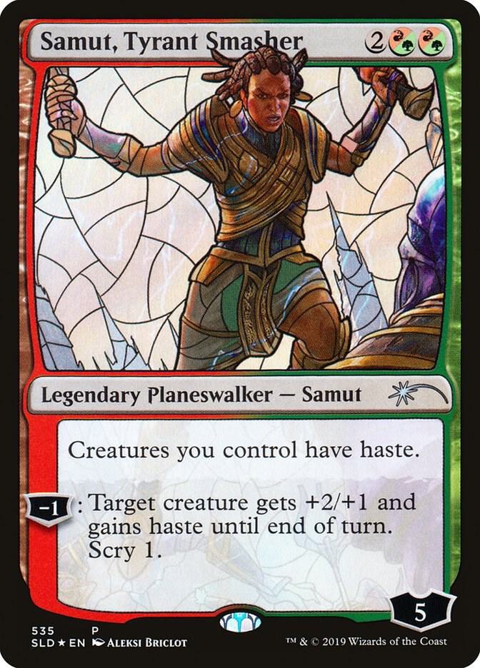 Samut Tyrant Smasher Stained Glass 535 (Secret Lair Drop Series)  - Foil | Good Games Adelaide SA