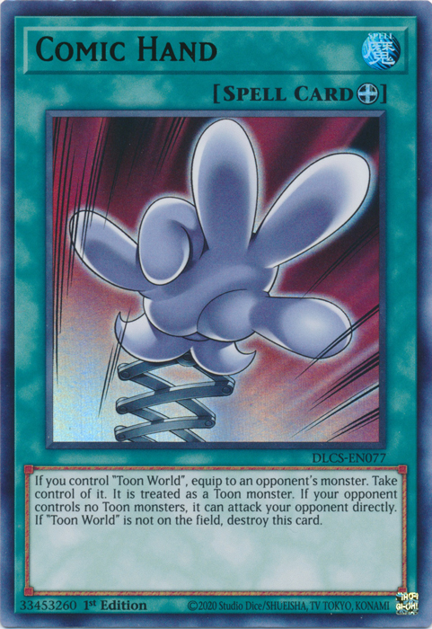 Comic Hand (Green) [DLCS-EN077] Ultra Rare | Good Games Adelaide SA