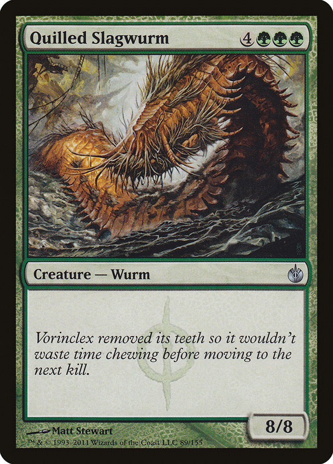 Quilled Slagwurm 89 (Mirrodin Besieged)  | Good Games Adelaide SA
