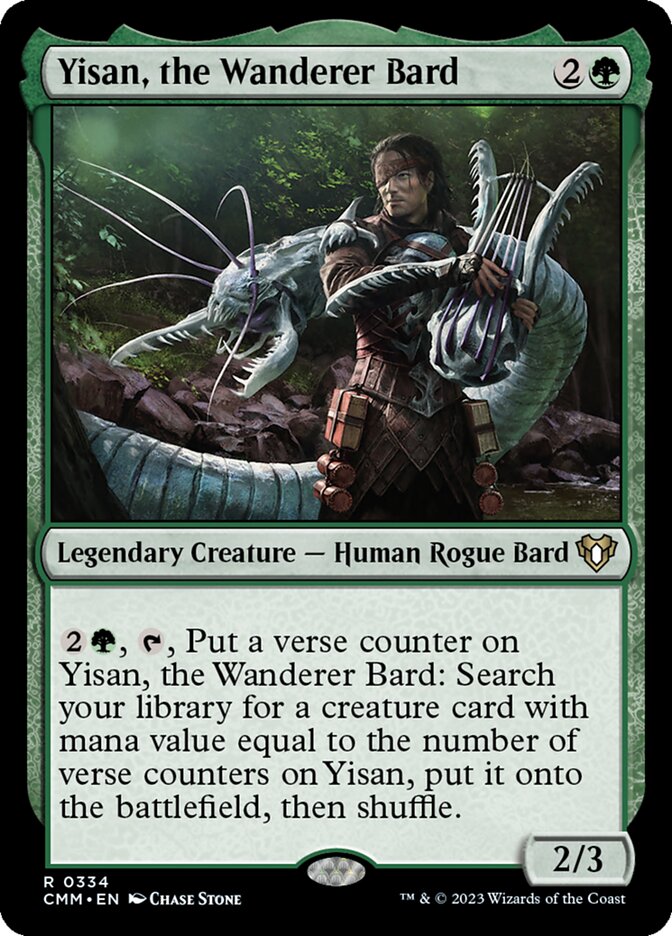 Yisan, the Wanderer Bard 334 (Commander Masters)  | Good Games Adelaide SA