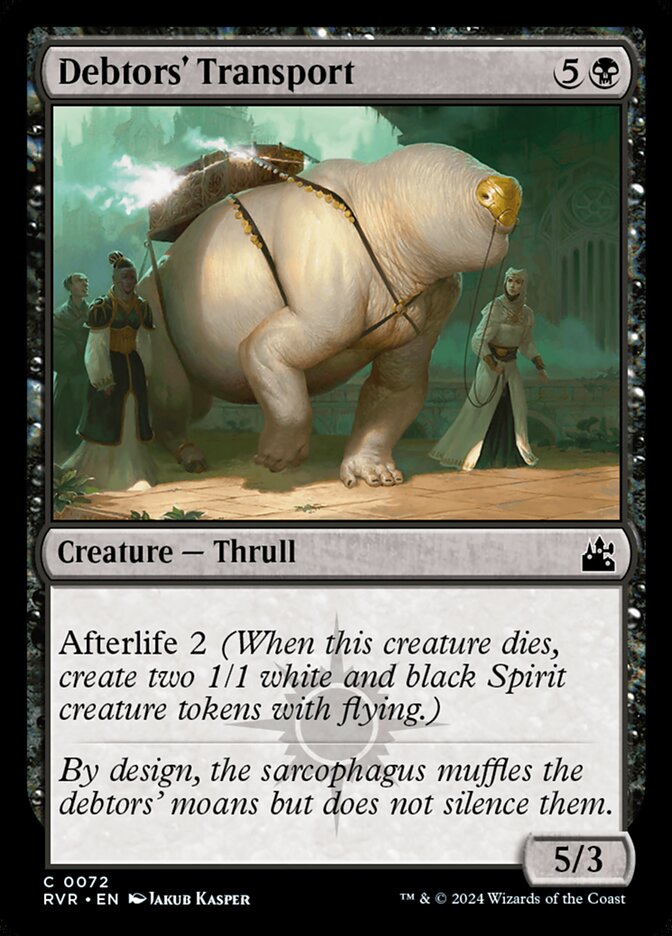 Debtors' Transport 72 (Ravnica Remastered)  - Foil | Good Games Adelaide SA