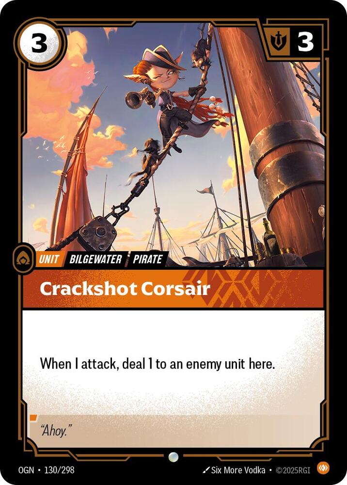Crackshot Corsair 130/298 (Origins)  | Good Games Adelaide SA