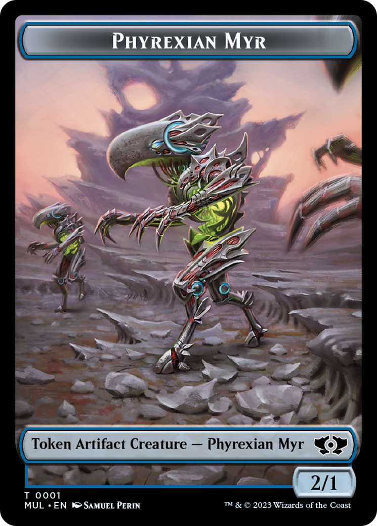 Phyrexian Myr Token [Multiverse Legends Tokens] | Good Games Adelaide SA