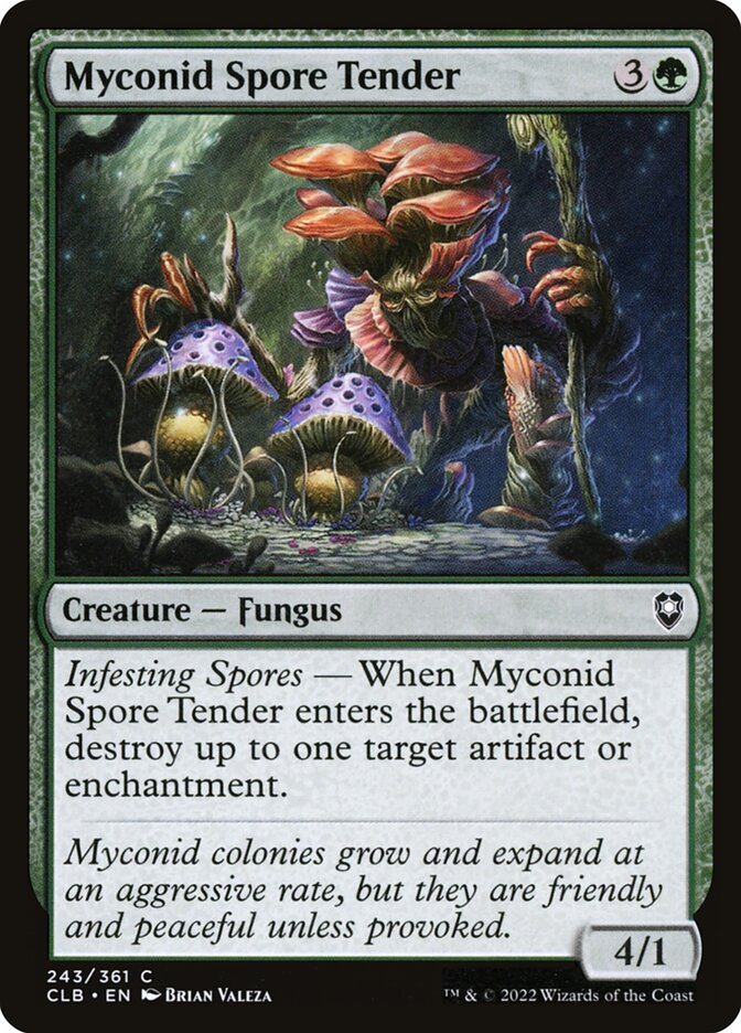 Myconid Spore Tender 243 (Commander Legends: Battle for Baldur's Gate)  - Foil | Good Games Adelaide SA