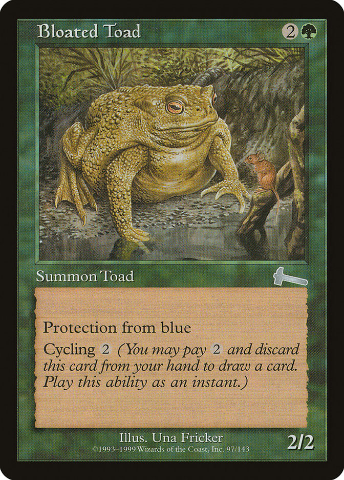 Bloated Toad 97 (Urza's Legacy)  | Good Games Adelaide SA