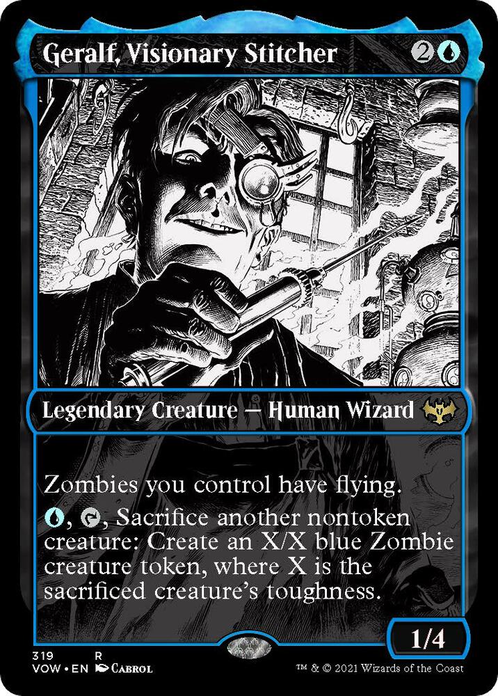 Geralf Visionary Stitcher Showcase 319 (Innistrad: Crimson Vow)  - Foil | Good Games Adelaide SA
