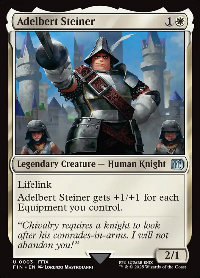 Adelbert Steiner 3 (FINAL FANTASY)  - Foil | Good Games Adelaide SA