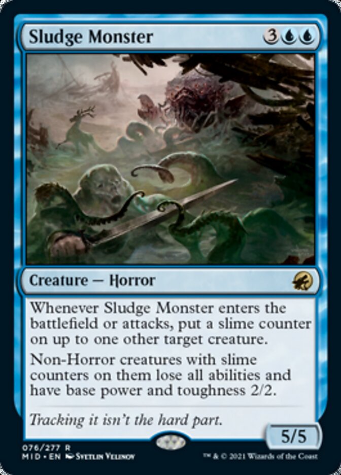 Sludge Monster [Innistrad: Midnight Hunt] | Good Games Adelaide SA