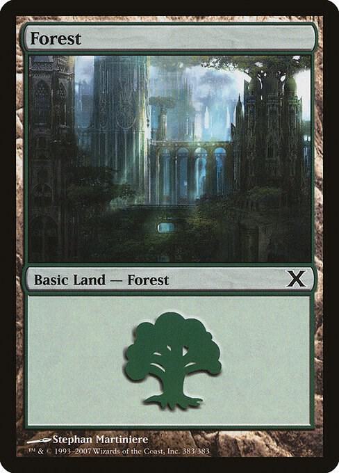 Forest 383 383 (10th Edition)  - Foil | Good Games Adelaide SA